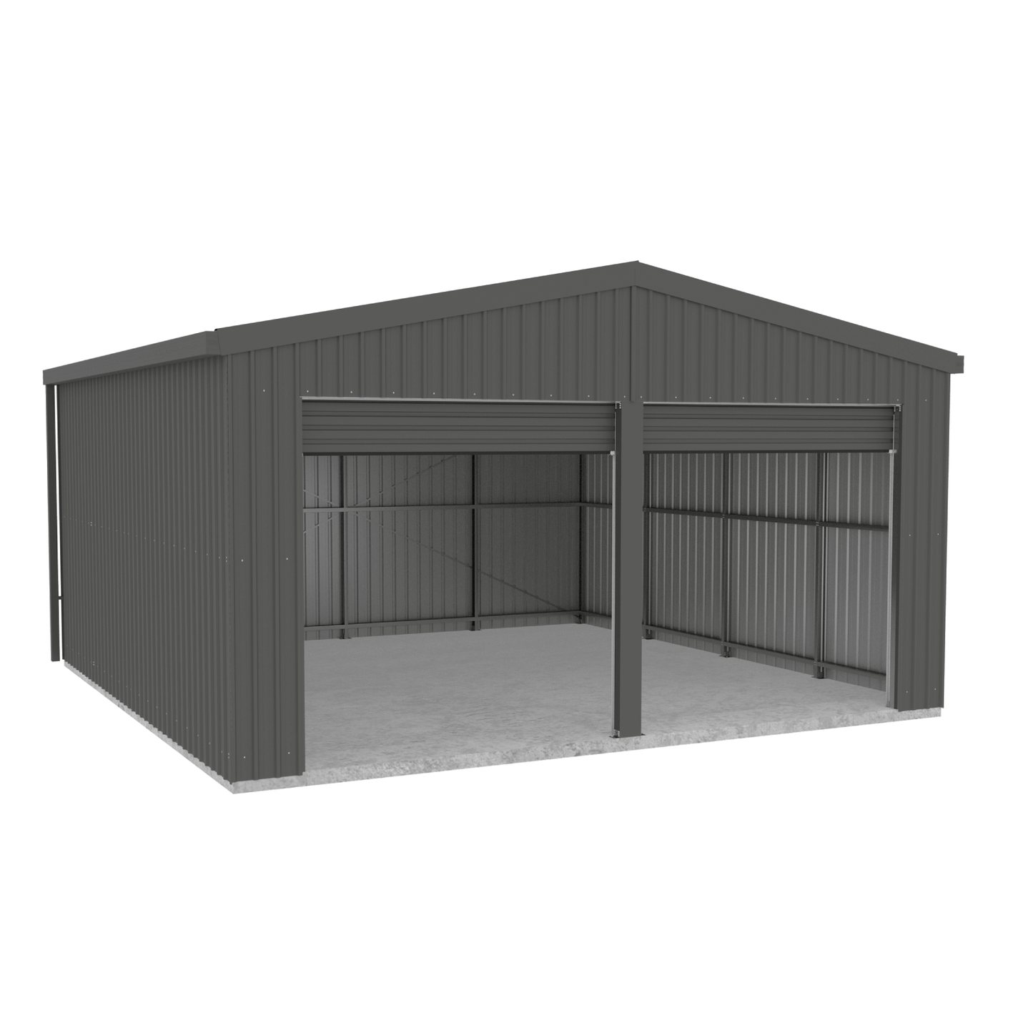 Absco Double Roller Door Garage