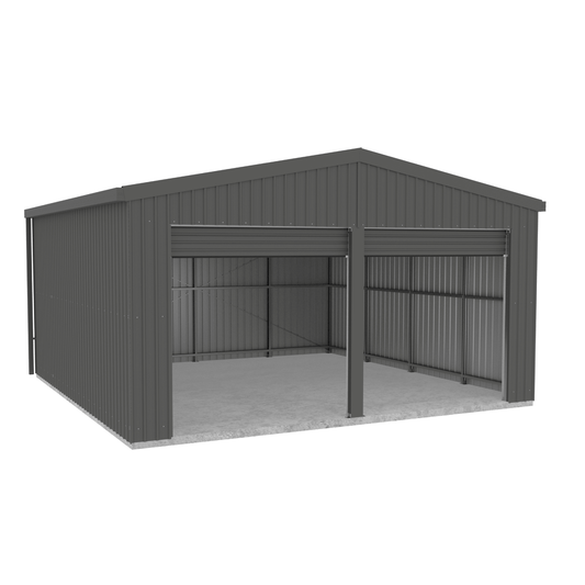 Absco Double Roller Door Garage